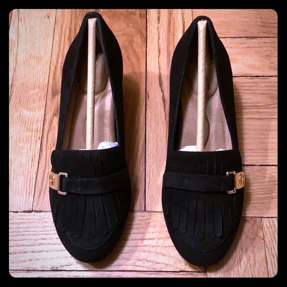 Giani Bernini Ilianaa Black Oxfords Sz 5.5 M BN